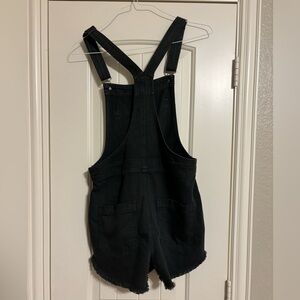 Aerie Black Overalls
